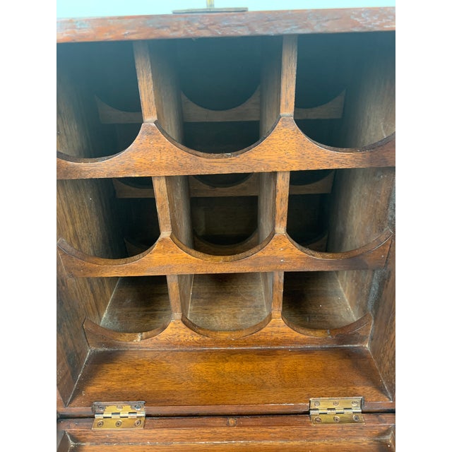 English Mahogany Wine Storage Box/Base Chairish
