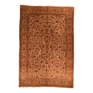 Vintage Persian Kashan Rug 7'3'' X 10'5'' For Sale