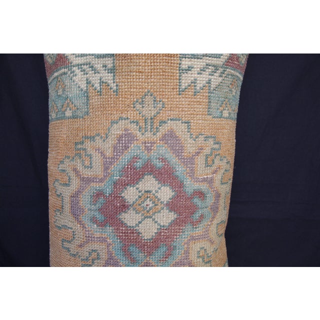 Mid 20th Century Handmade Comfortable Rug Pillow Cover - 16''' X 29'' For Sale - Image 5 of 11
