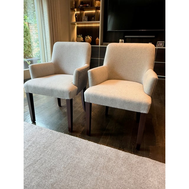 George Smith George Smith and Loro Piana Armchairs For Sale - Image 4 of 8