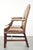 English-Style Gainsborough Desk Chair in Cowhide Leather For Sale - Image 5 of 13