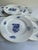 White 1980's Royal CopenhagenDenmark Blue Flowers Braided Edges Six(6) Salad Plates 7.5",Six(6) 7" Saucers(#8195),Six(6) Saucers 6.5"(#8269) - 18 pcs For Sale - Image 8 of 18
