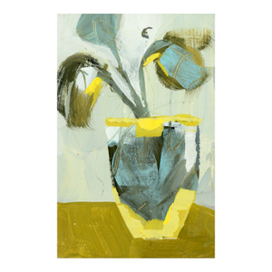 Soft Modernist Abstract Floral Original Painting