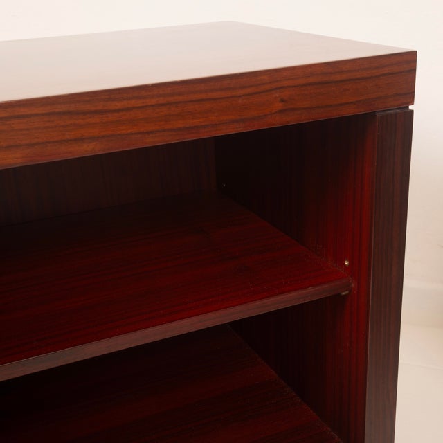 Mid-Century Gaetano Padouk Wood Nightstands by Luciano Frigerio for Frigerio, 1970s, Set of 2 For Sale - Image 14 of 18