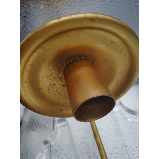 Gold Neiman Marcus Acrylic Candle Sconce For Sale - Image 8 of 12