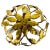 Florentine Flower Shaped Flush Mount in the Style of Banci Firenze, 1950s For Sale - Image 10 of 10