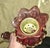 19th Century French Art Nouveau Red Art Glass/ Crystal Gilt Bronze Candle Wall Sconces Attrib. Baccarat True Left and Right Form For Sale - Image 17 of 18