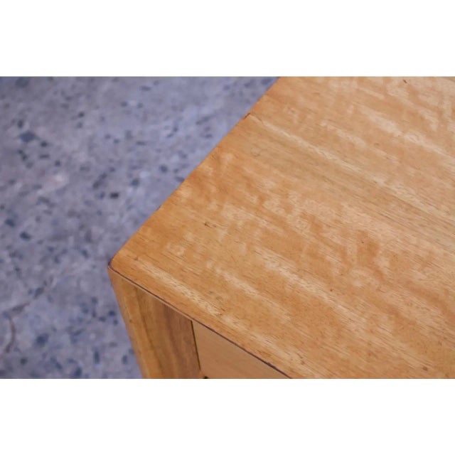 Wood Mid-Century American Modern Maple Three-Drawer Chest For Sale - Image 7 of 13