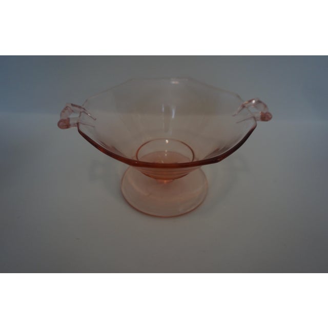 Early 20th Century Curated Pink Depression Glass Hostess Collection - 7 Piece For Sale - Image 6 of 9