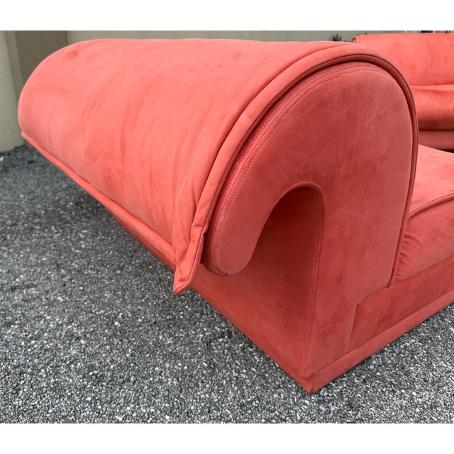 1950s 1950s Sulptural Mid-Century Modern Curved Sectional Sofa in the Manor of v. Kagan For Sale - Image 5 of 17