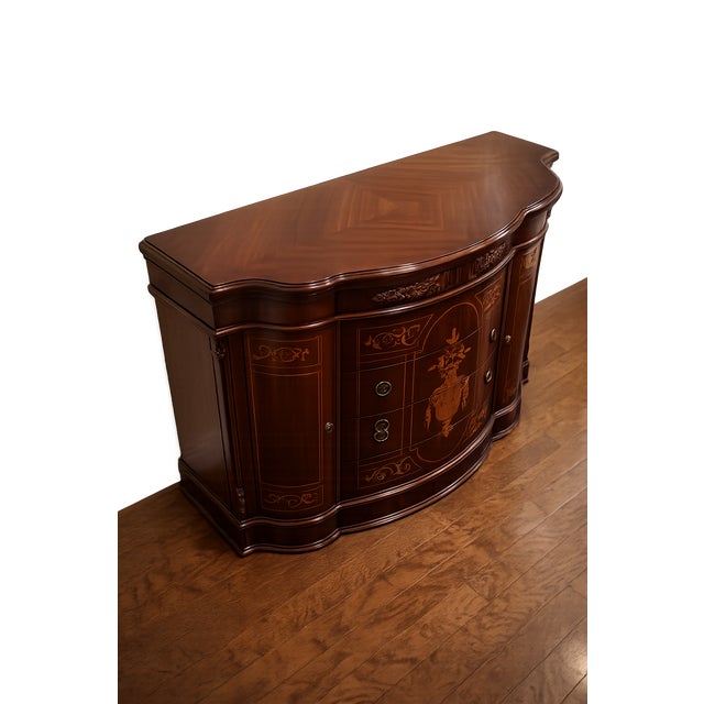 Style: The design is characteristic of Louis XVI or French Regency styles, often featuring formal, heirloom-quality...