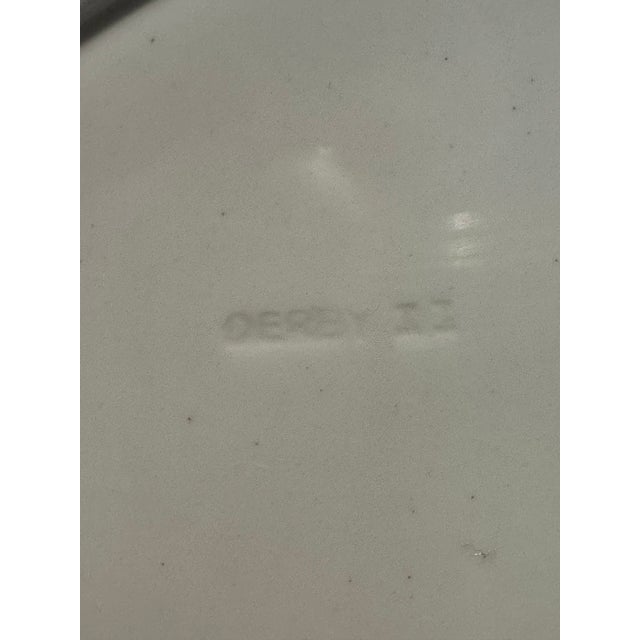 Blue Royal Crown Derby Cabinet Plate – Lion Rock, Dovedale, Signed w.e.j. Dean For Sale - Image 8 of 12