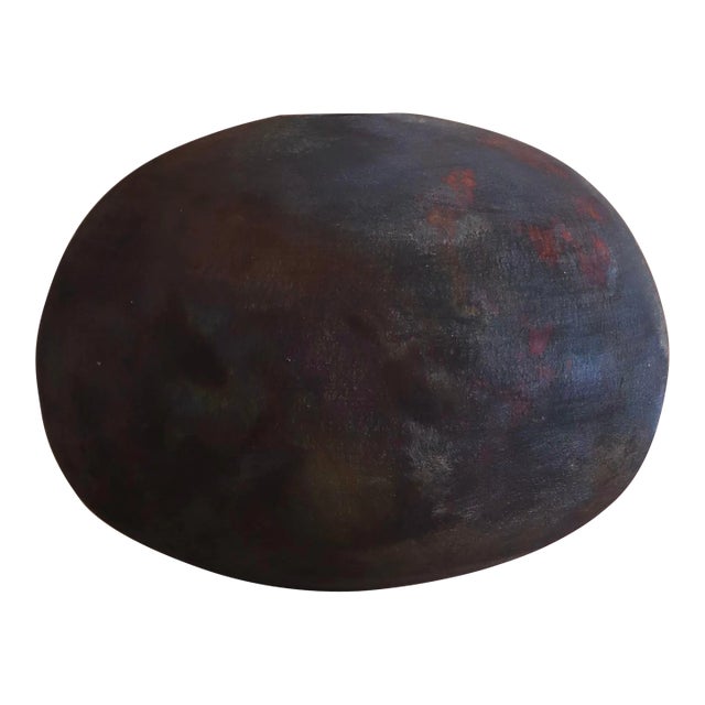 1990s Raku Vessel by Jeffrey Perkins For Sale