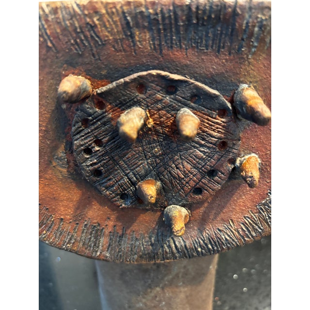 Brutalist Vase from Gisbert & Barbara Haberland, Berlin, 1960 For Sale - Image 4 of 12