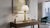 Green Onyx Corinthian Column Table Lamp with Pleated Shade, 1930s For Sale - Image 4 of 17