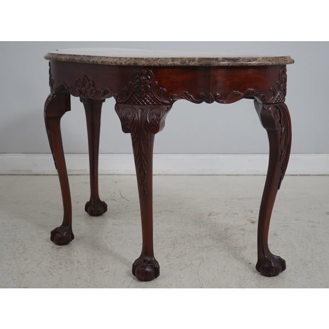 Age: C.2006 Details: Finish no.29 Ball & Claw Feet Fine Carved Details High Quality Construction 18 C. Design Chippendale...