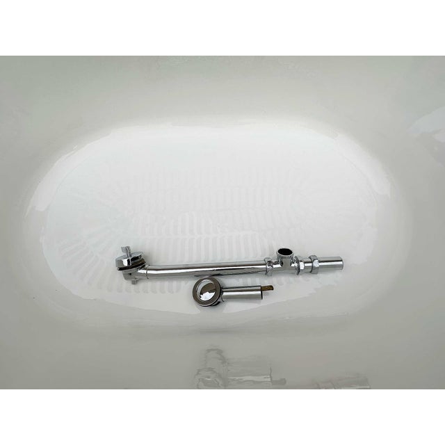 Late 20th Century Bathtub Freestanding Soaking Tub For Sale - Image 5 of 9