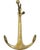 Vintage Ralph Lauren Decorative Nautical Brass Anchor For Sale - Image 10 of 10