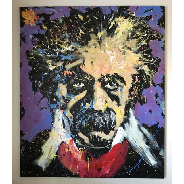 David Garibaldi Albert Einstein Original Painting Chairish
