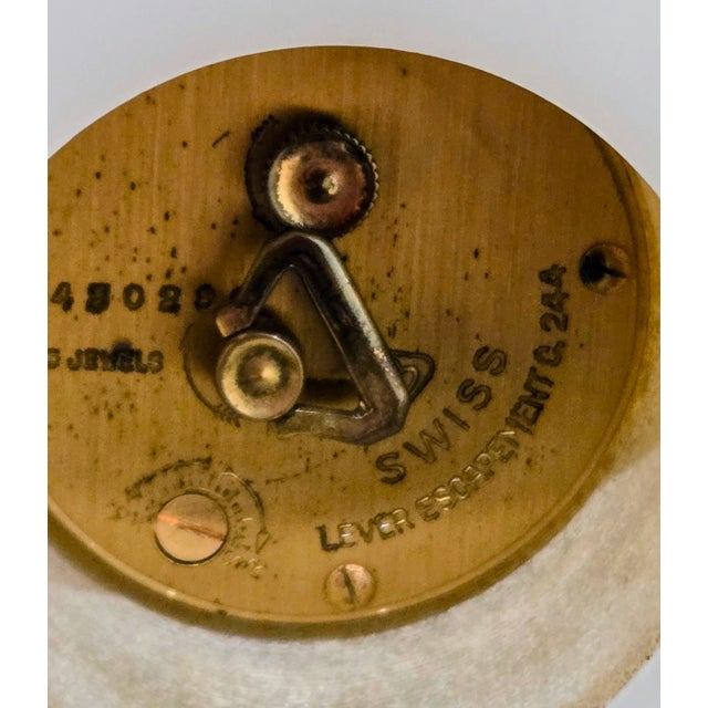 Swiss Imhof Onyx & Gilt Bronze Carriage Clock – 15 Jewels For Sale - Image 9 of 9