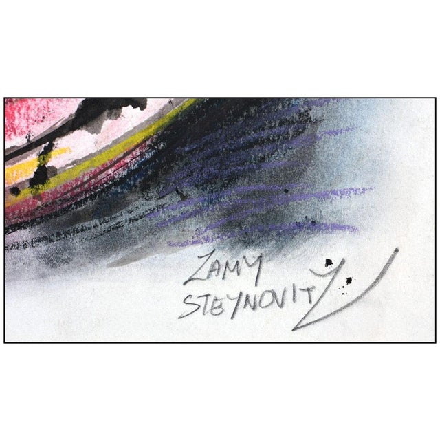 Expressionism Late 20th Century The Garden Muse, Zamy Steynovitz For Sale - Image 3 of 4
