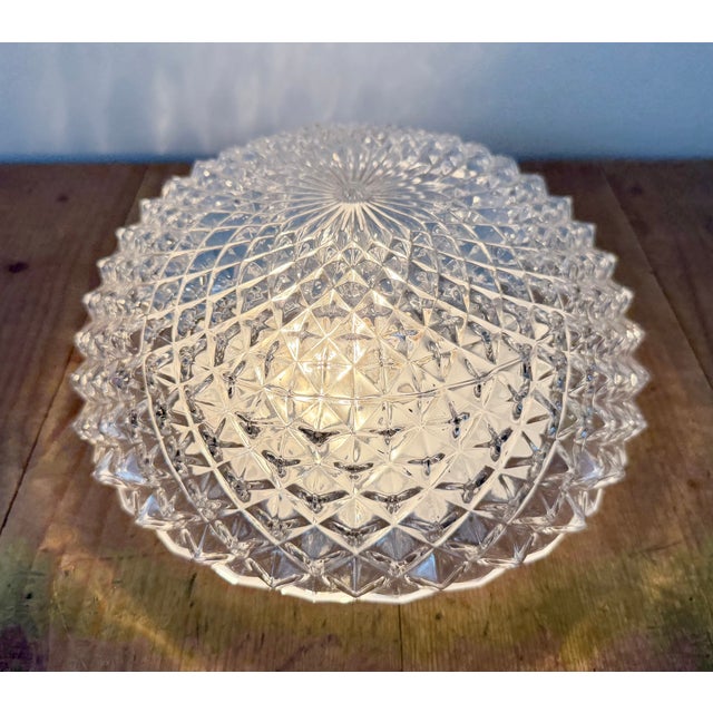 Vintage Glass Ceiling Light, 1970s For Sale - Image 14 of 16