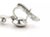 Late 20th Century 17159 - Koesia Diamond 18k White Gold Fancy Spinner Discs Long Earrings, 2 Pieces For Sale - Image 5 of 6
