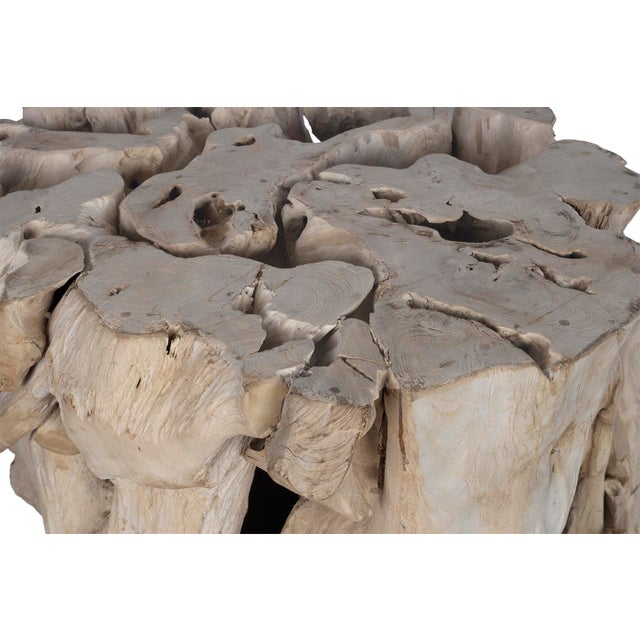 Late 20th Century Teak Driftwood Table Base For Sale - Image 4 of 7