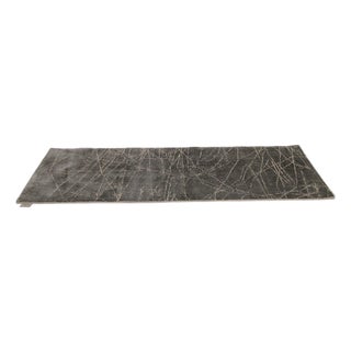 Calvin Klein Maya Etched Light Mercury Rug For Sale