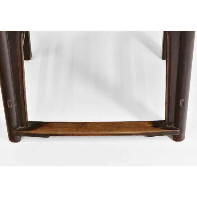 Brown Late 19th Century Chinese Open Armchair For Sale - Image 8 of 16