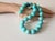 Baby Blue Genuine Mexican Sonora Turquoise Beaded Necklace With Karl Lagerfeld Logo Clasp For Sale - Image 8 of 9