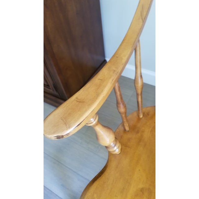 Wood 1980s Vintage Ethan Allen Heirloom Maple Rocking Chair For Sale - Image 7 of 9