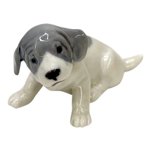 Vintage MCM Royal Copenhagen Denmark Pointer Puppy Porcelain Figurine
