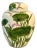 Late 20th Century Water Lily Lidded Porcelain Jar For Sale