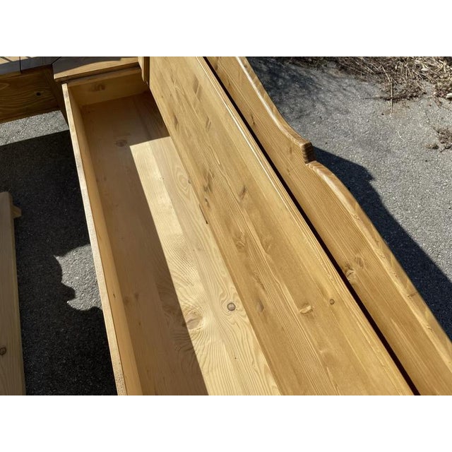 Farmhouse Corner Benches, Set of 2 For Sale - Image 6 of 16