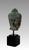 Mid 20th Century South East Asian Buddha Head Mounted on Square Black Pedestal For Sale - Image 5 of 11