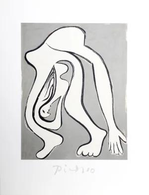 1980s "Femme Acrobate" Lithograph After Pablo Picasso