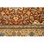 1950s Red Field Traditional Medallion Vintage Isfahan Wool Silk Small Carpet Rug For Sale - Image 9 of 9