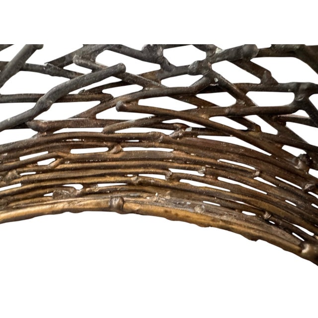 Michael Aram Monumental Vortex Wall Sculpture Welded Steel and Patinated Copper For Sale - Image 12 of 13