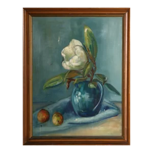 Still Life, Unknown Artist Oil on Canvas Signed "r. Sultan" Bottom Right
