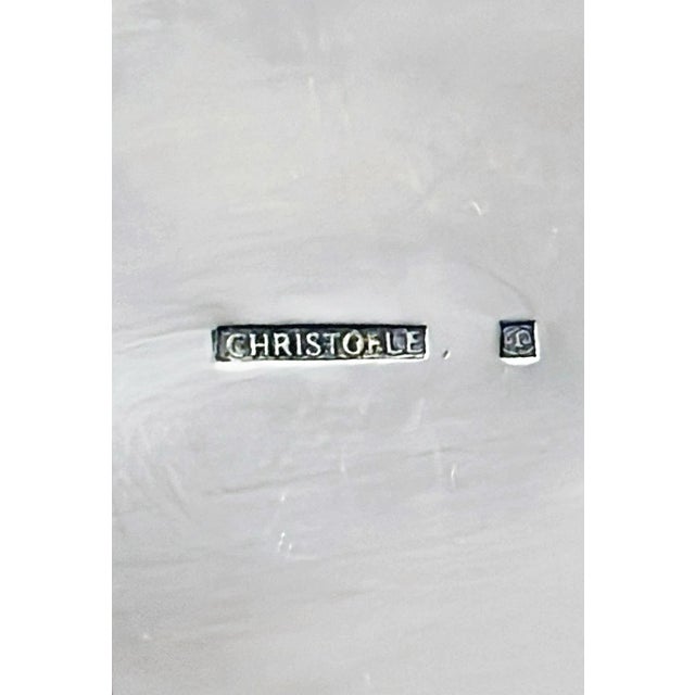 1930s Art Déco Circular Silvered Metal Wine Cooler/Ice Bucket by Christofle, France For Sale - Image 9 of 9