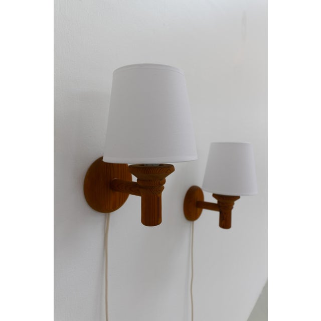 Scandinavian Pine Wall Sconces from Darø, 1970s, Set of 2 For Sale - Image 12 of 18