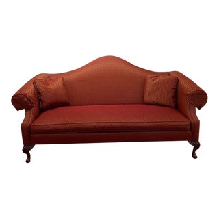 Ethan Allen Mahogany Hepburn Sofa For Sale