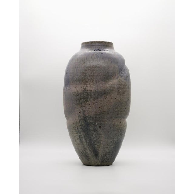 Studio Ceramic Vase by Daniel Achermann, Early 1990s For Sale - Image 4 of 11