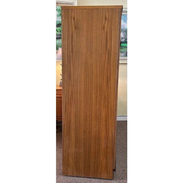 Double Door Teak Armoire by Uniflex C. 1960's For Sale - Image 4 of 6