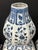 Wood Very Large Pair of Late 20th Century Chinese Art Porcelain Blue and White Hexagonal Double Gourd Vases For Sale - Image 7 of 12