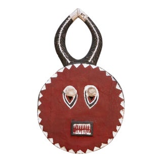 Radiant Red African Goli Mask For Sale