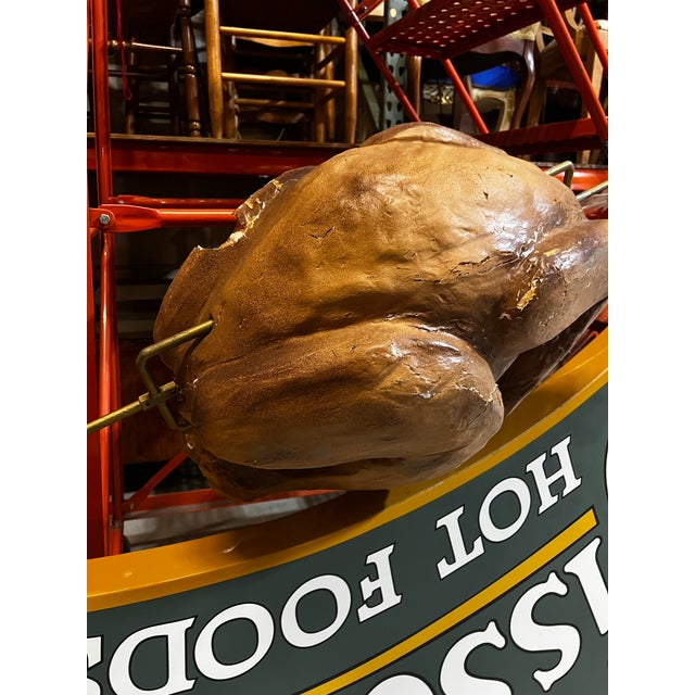 Oversized Rotisserie Chicken Hot Foods Kitchen Advertisement Sign ...