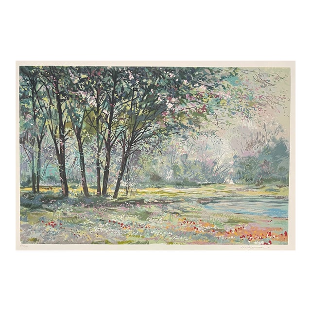 Michael Schofield Landscape Serigraph For Sale