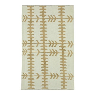 Turkish Kilim Oriental Handmade Flatweave 3' x 4'9" #18163 For Sale